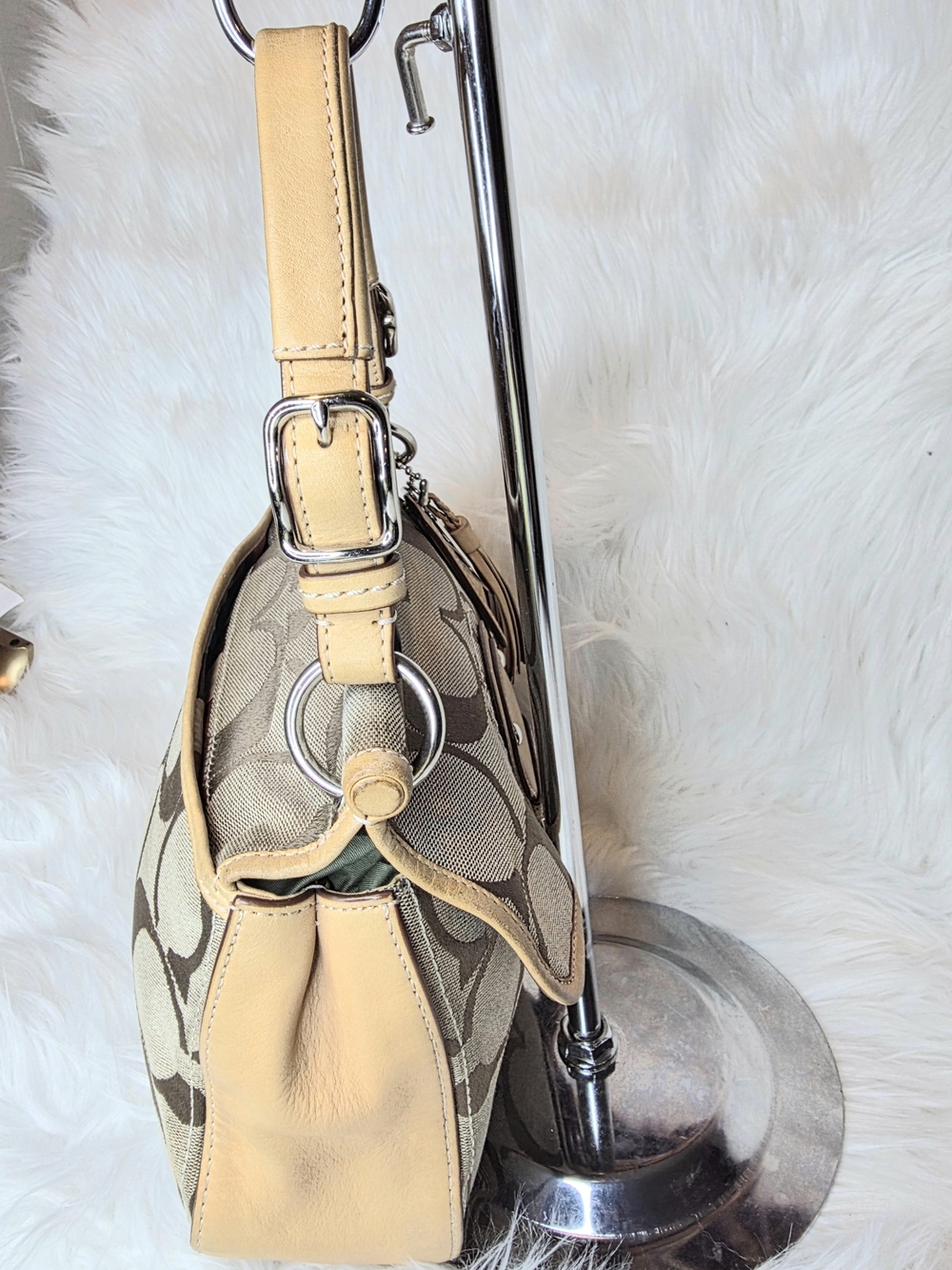 Coach 70th Anniversary LE Willis Legacy Bag & Tri Fold Compact Wallet Bag Strap - Picture 10 of 17